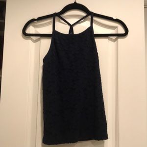 navy blue tank top